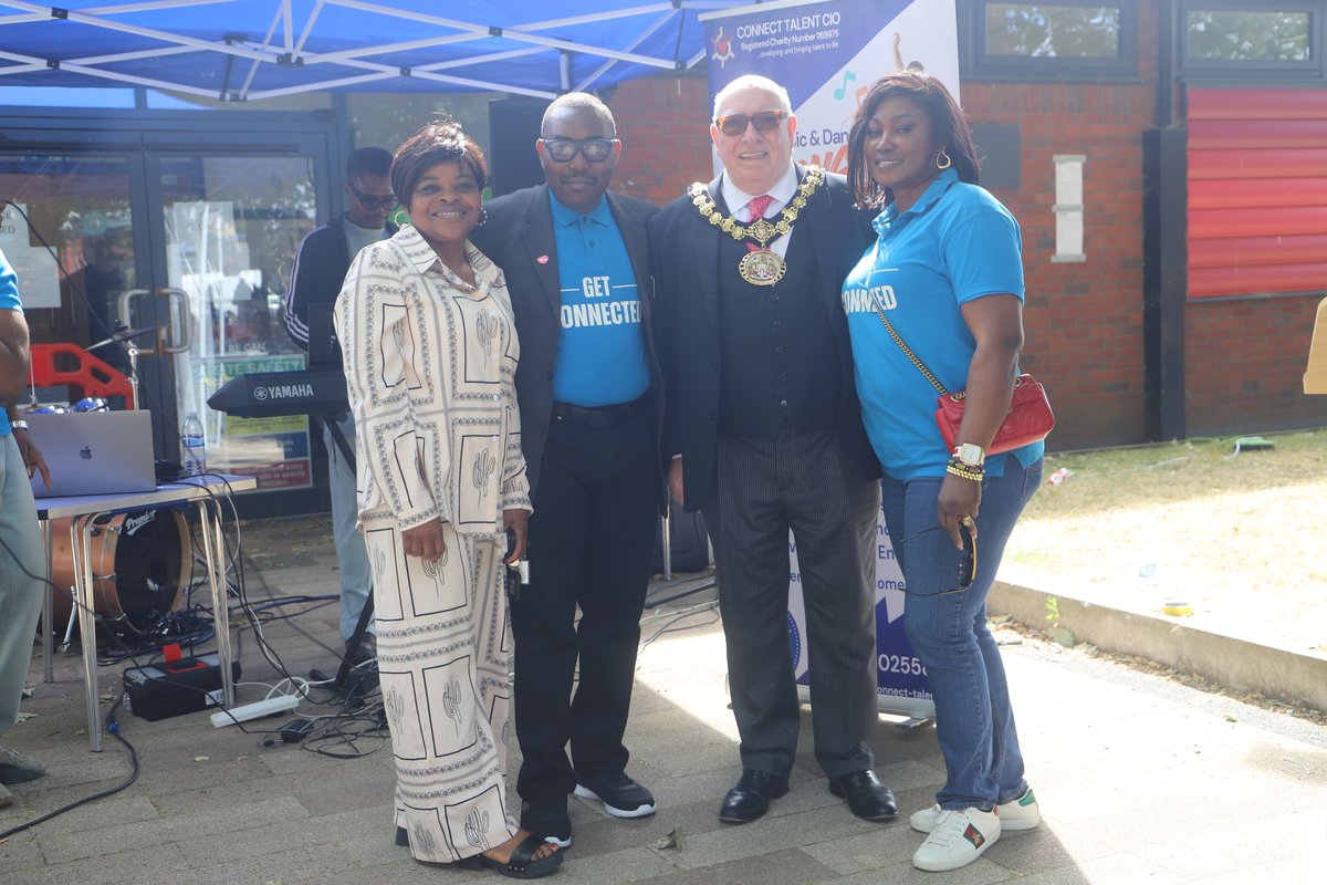 Councillor Yolande Ghala with the CEO, Ceremonial Mayor, and the Master of Ceremonies sharing a bright moment